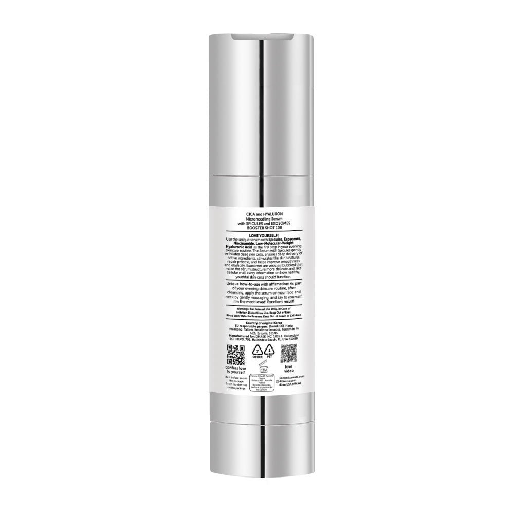 Dizao Cica and Hyaluron Microneedeling Serum with Spicules and Exosomes. Boster Shot 100
