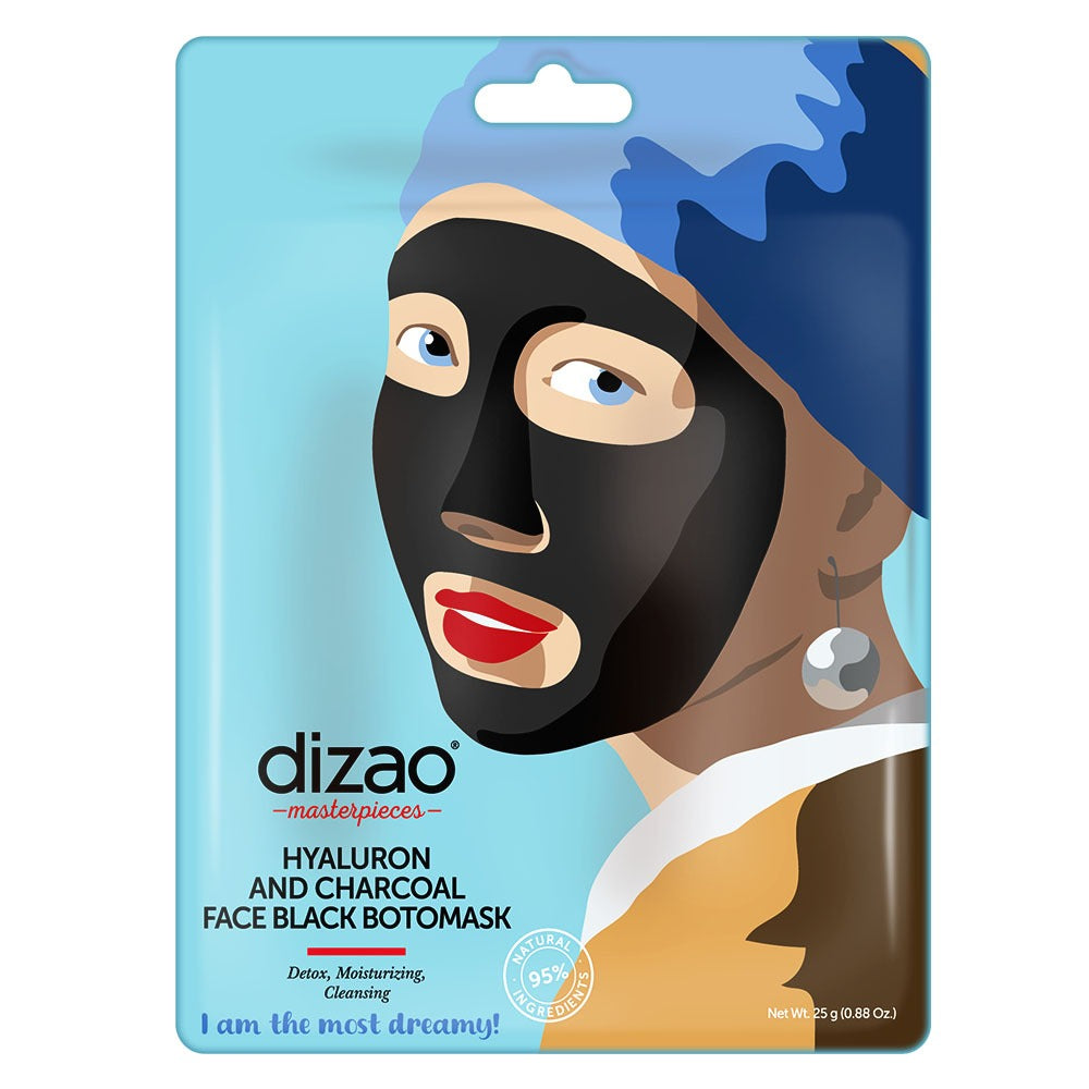 Dizao Hyaluron and Charcoal Face Black Botomask