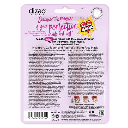 DIzao Hyaluron and Retinol V-lifting Face Mask