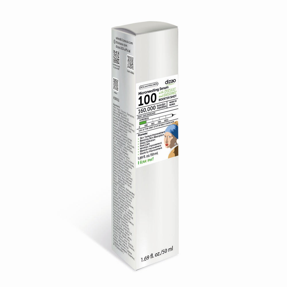 Dizao Cica and Hyaluron Microneedeling Serum with Spicules and Exosomes. Boster Shot 100