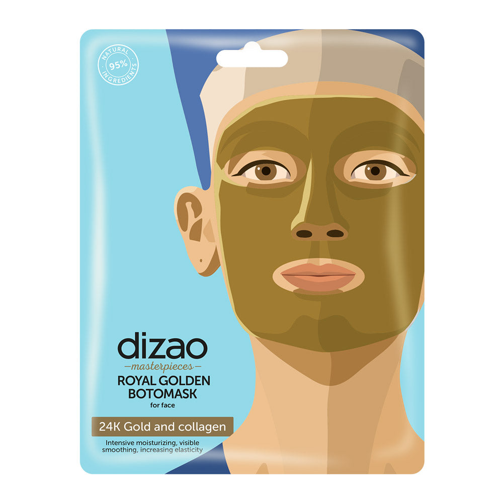 DIZAO MASTERPIECES. ROYAL GOLDEN BOTOMASK 24K GOLD AND COLLAGEN.
