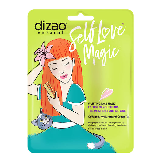 COLLAGEN, HYALURON AND GREEN TEA V-LIFTING FACE MASK.