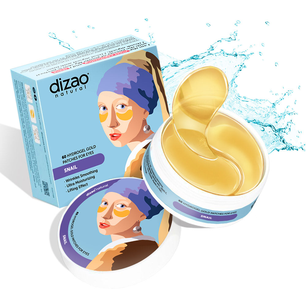 SNAIL. 60 HYDROGEL GOLD PATCHES FOR EYES.