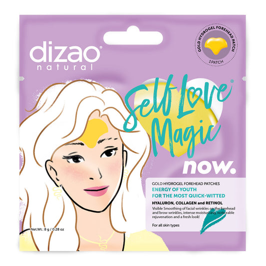 HYALURONIC, COLLAGEN and RETINOL GOLD HYDROGEL FOREHEAD PATCH.