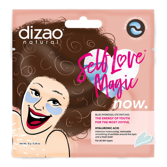 HYALURONIC ACID BLUE HYDROGEL EYE PATCHES.